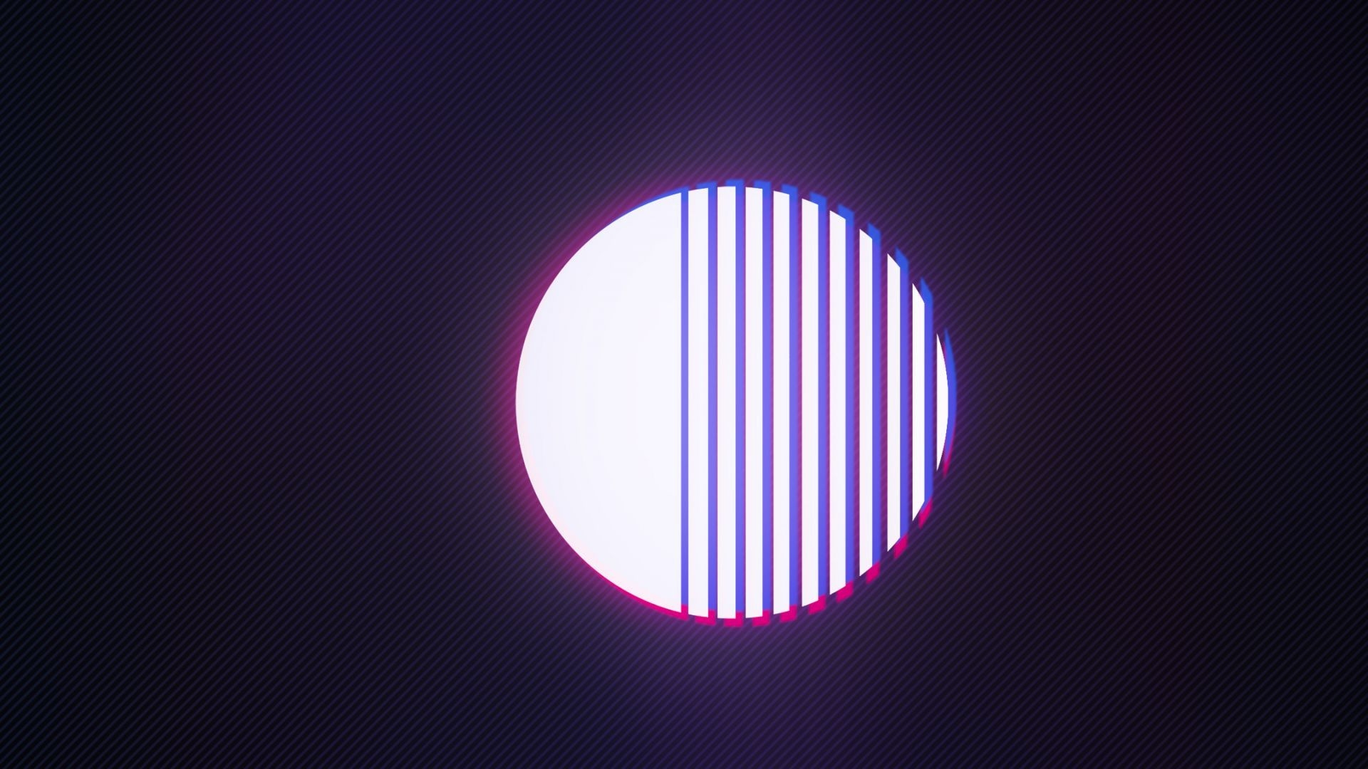 1920x1080 Desktop wallpaper retro, synthwave, moon, artwork, minimal, HD, Desktop