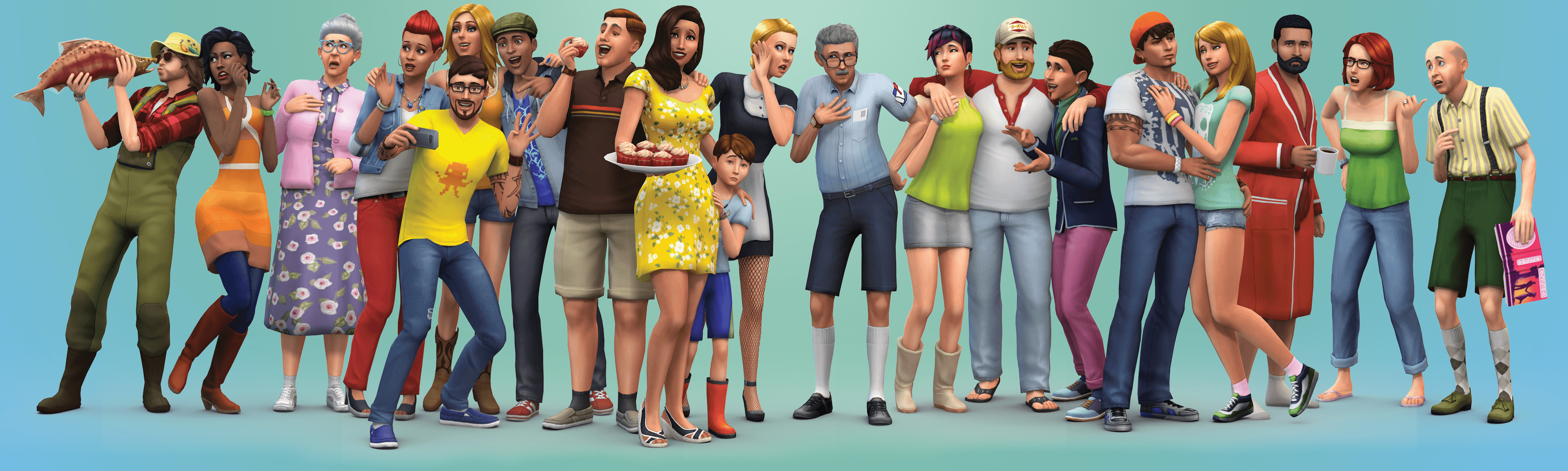 3840x1160 SimFans: New Sims 4 Render + Downloadable Wallpaper!, Dual Screen