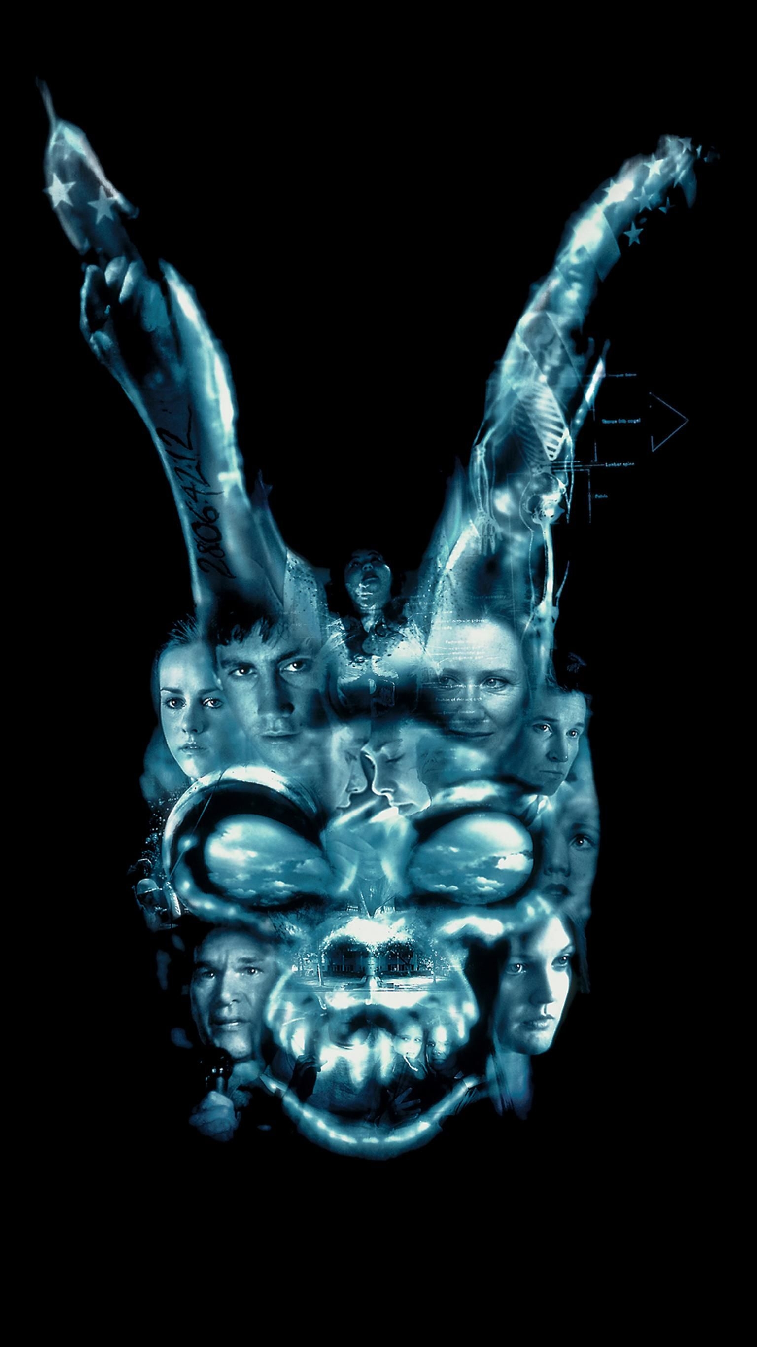 1540x2740 Donnie Darko (2001) Phone Wallpaper. Moviemania. Mejores carteles de películas, Carteleras de cine, Póster de cine, Phone