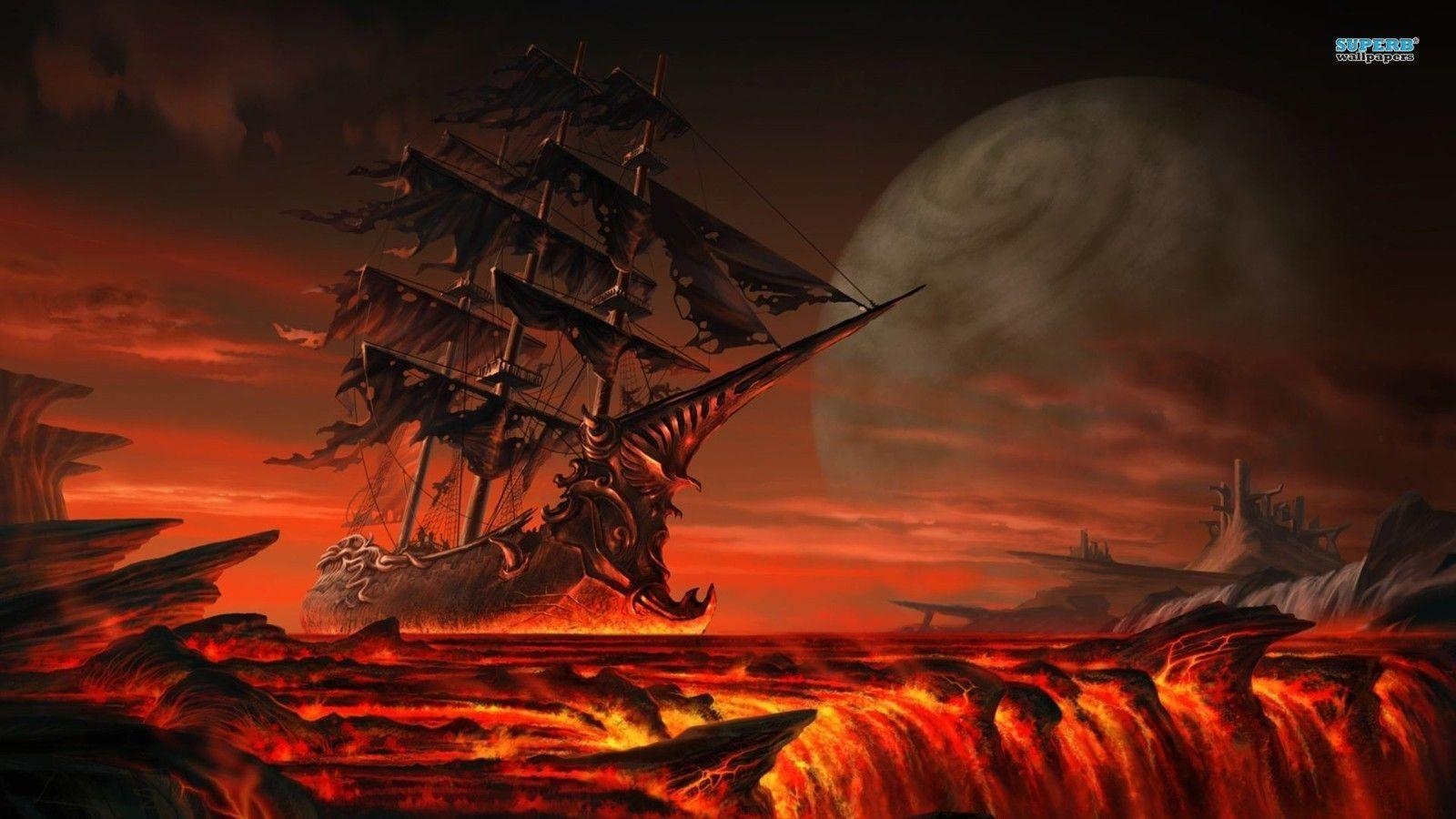 1600x900 Pirates image Underworld Pirate Ship HD wallpaper and background, Desktop