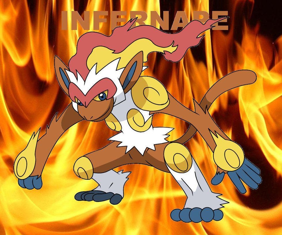 980x820 Infernape By Infernape King, Desktop