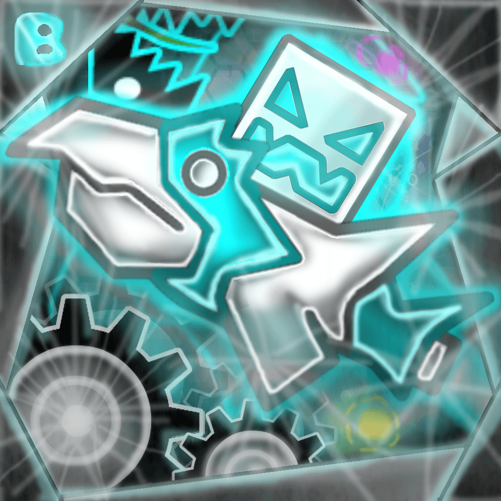 1000x1000 Geometry Dash Icon (REDO), Phone