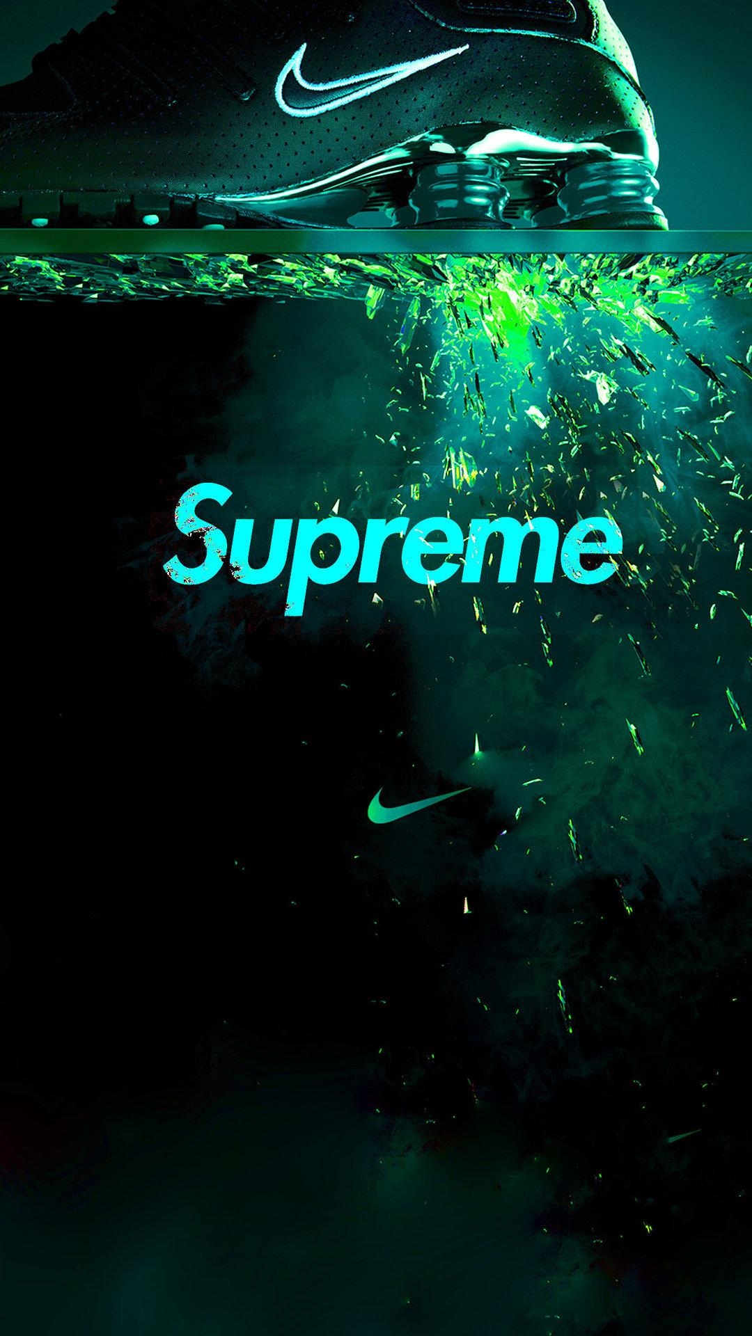 1080x1920 Nike Supreme Wallpaper, Phone