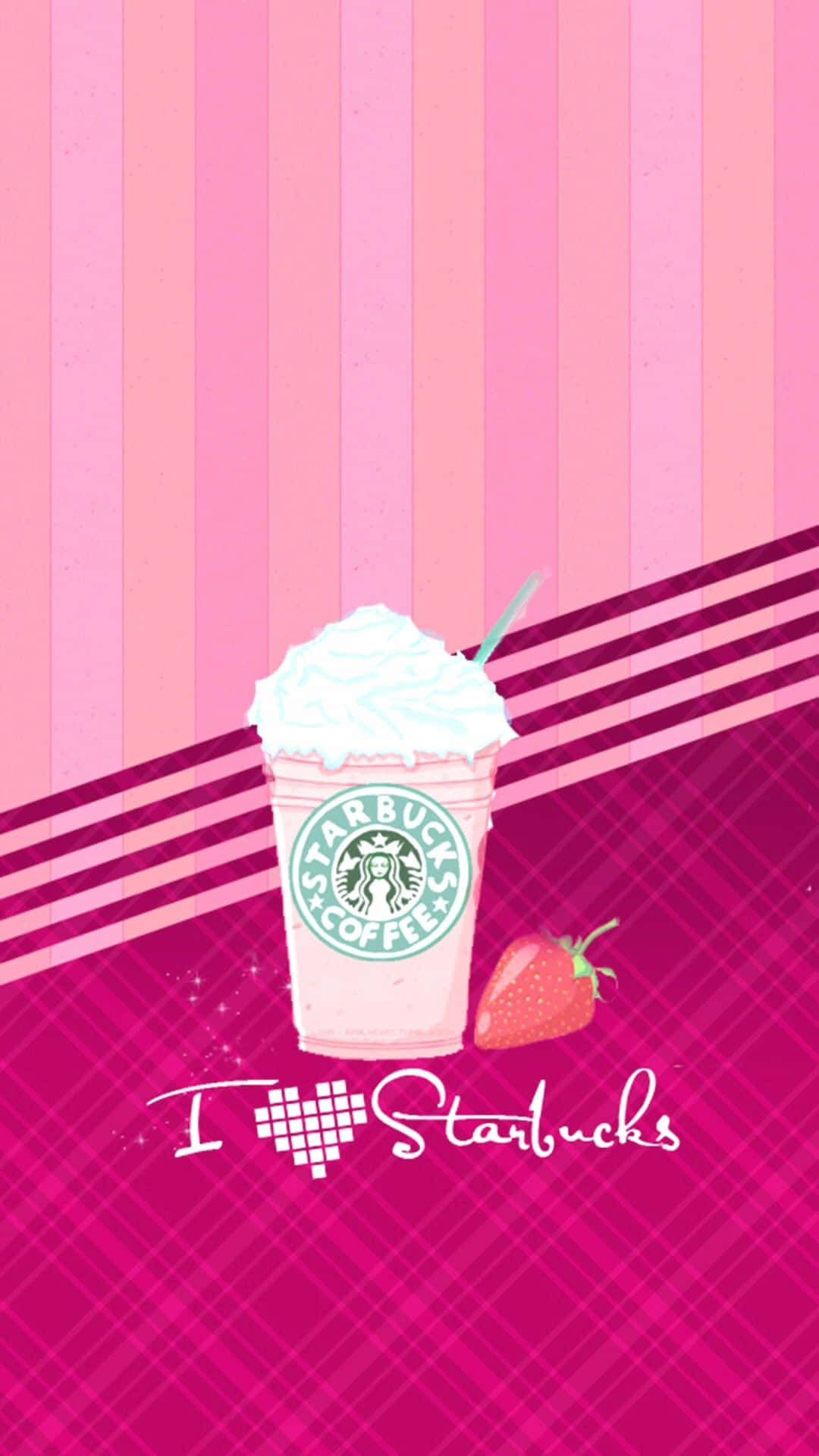 1080x1920 Download free Pink Strawberry Starbucks, Phone