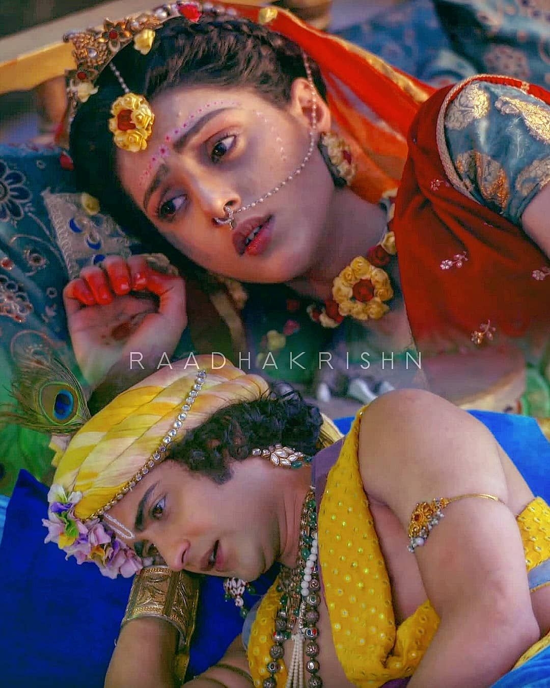 1080x1350 Radha krishn sad scene, Phone