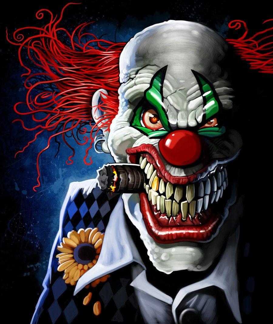 900x1070 evil clowny, Phone