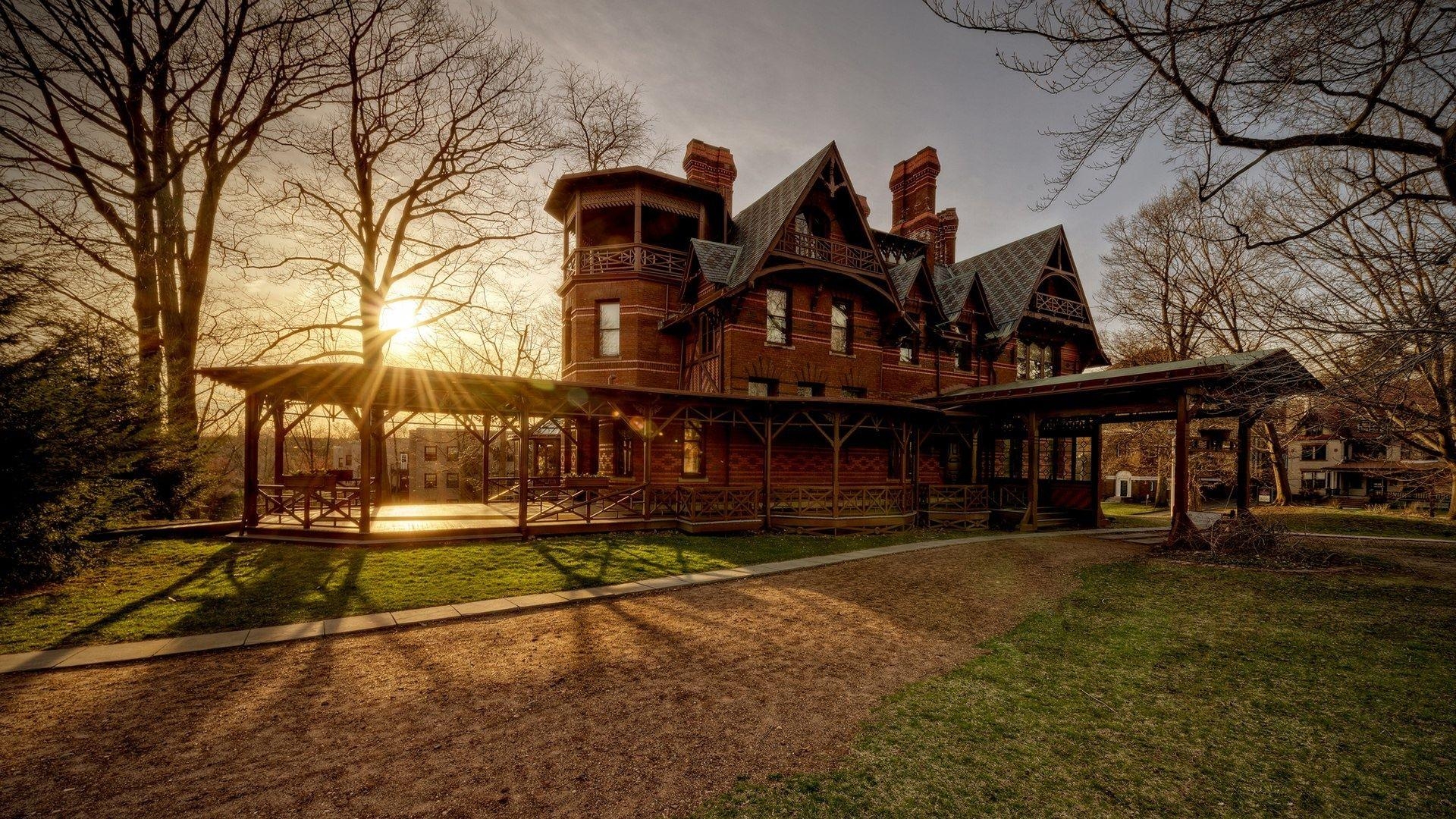 1920x1080 The Mark Twain House And Museum In Hartford, Connecticut Wallpaper, Desktop