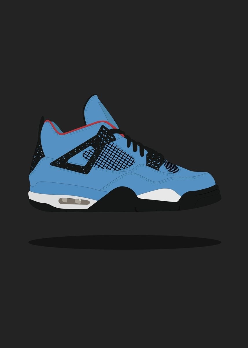 860x1200 Air Jordan 4 Retro Travis ' Poster, Phone