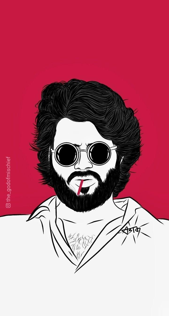 720x1350 Arjun Reddy. Vijay Devarkonda. Cute cartoon picture, Movie, Phone