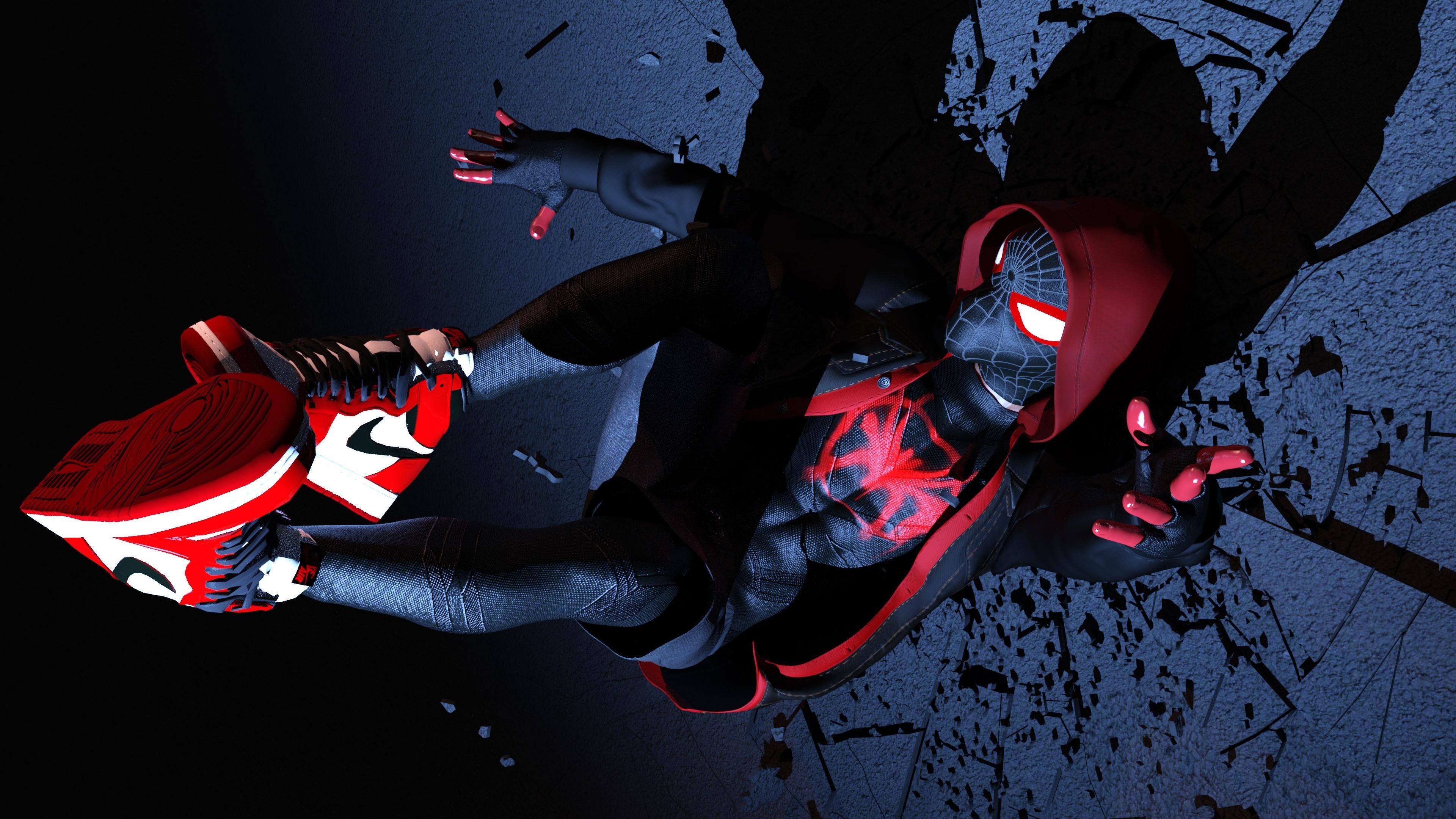 3840x2160 Download  Wallpaper Spider Man, Miles Morales, 4 K, Uhd 16, Desktop