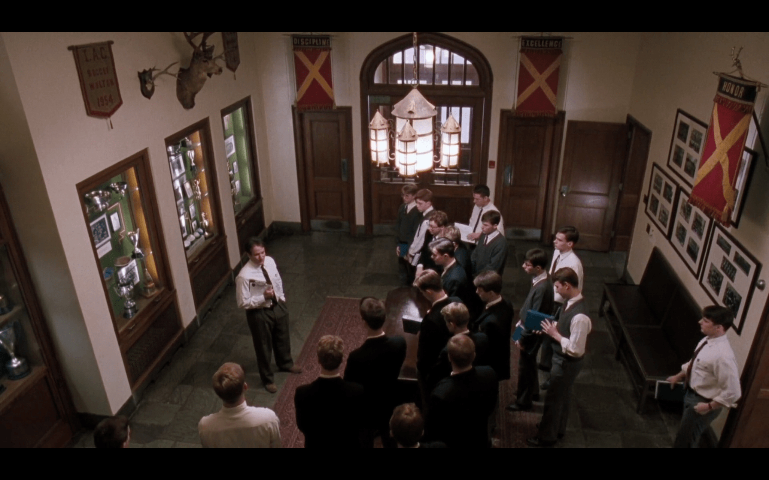 2560x1600 In Dead Poets Society, during Mr Keating's first class, Desktop