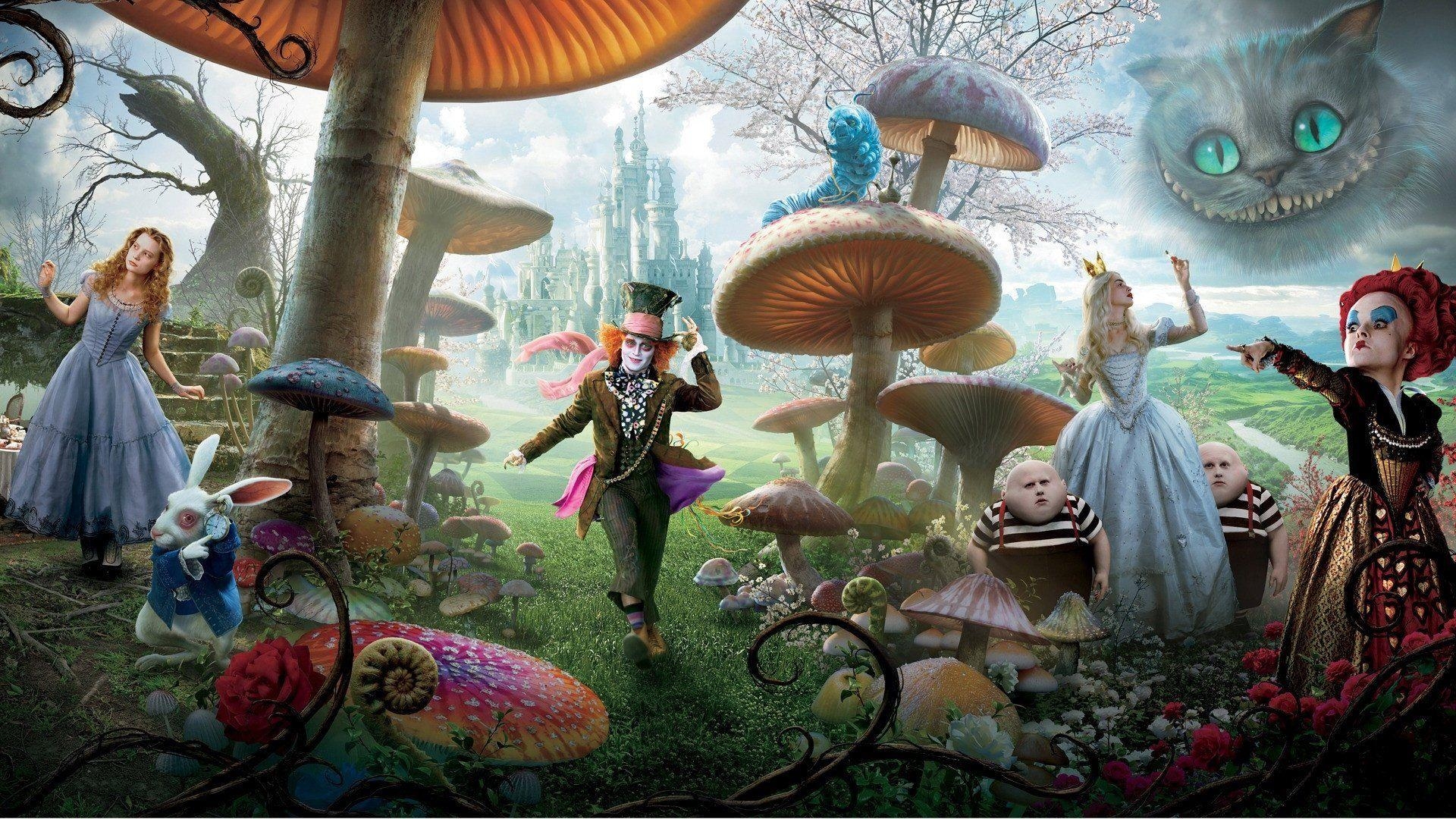 1920x1080 Alice in Wonderland (2010) HD Wallpaper, Desktop