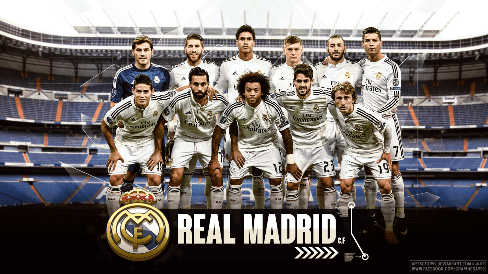 1600x900 Real Madrid 2015 Wallpaper, Desktop