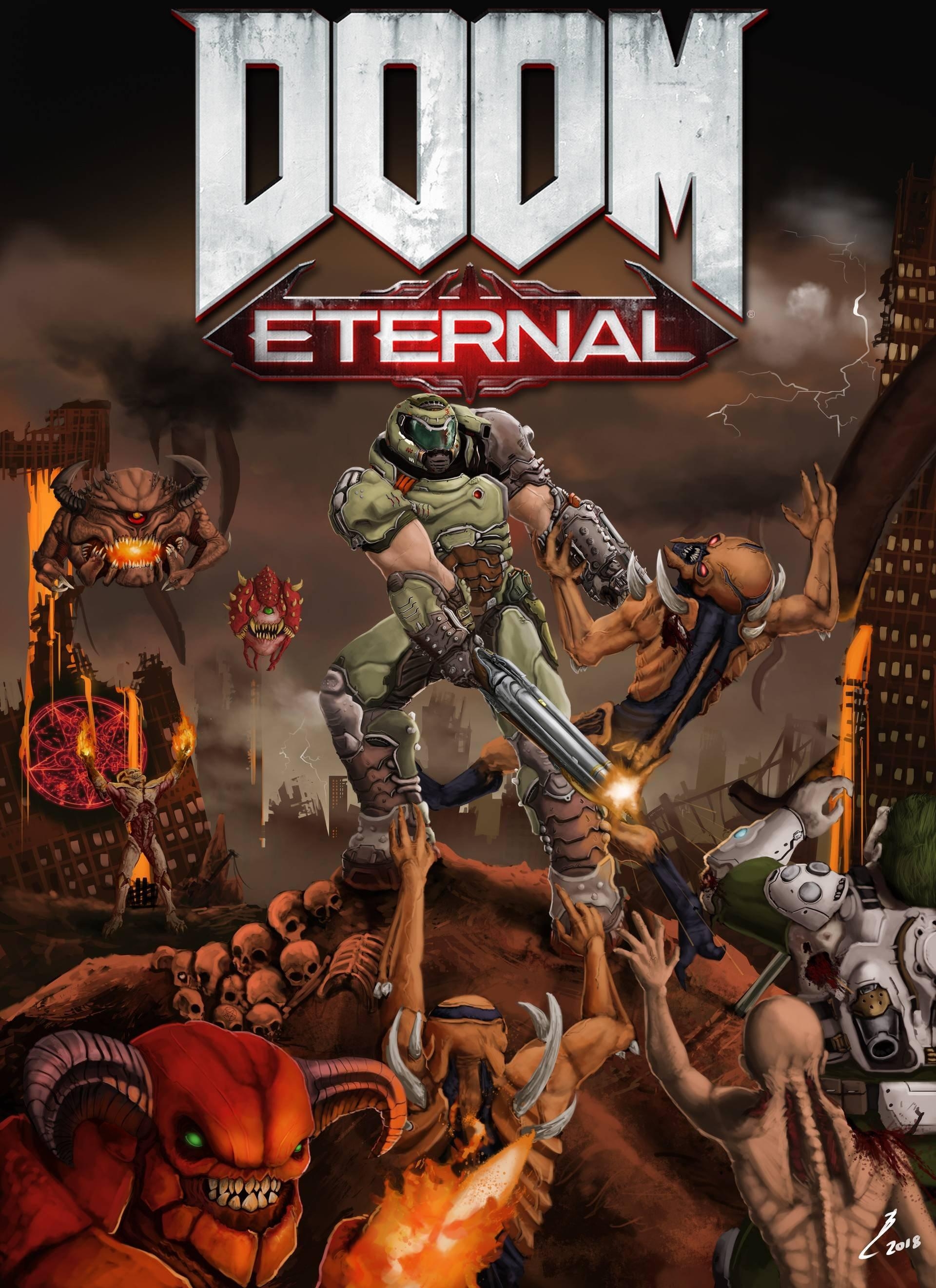 1920x2640 Awesome Doom Eternal wallpaper for phone, Phone