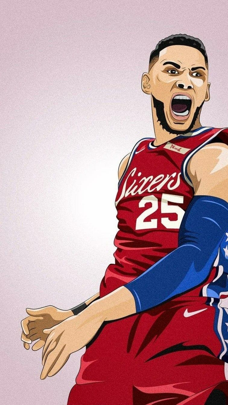 760x1350 Ben Simmons wallpaper. Ben simmons, Nba picture, Basketball wallpaper, Phone