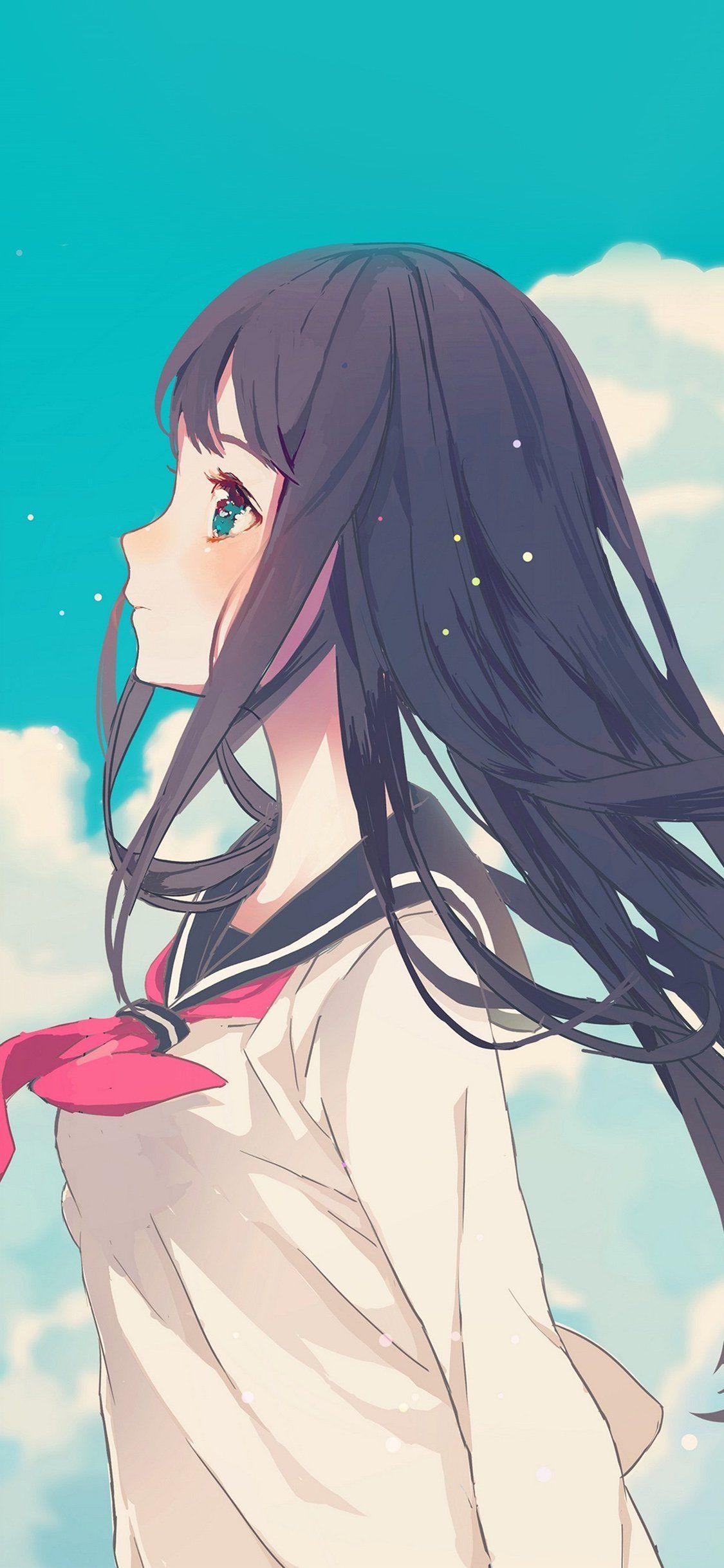 1130x2440 Beautiful Anime Girl iPhone Wallpaper Free Beautiful Anime Girl iPhone Background, Phone