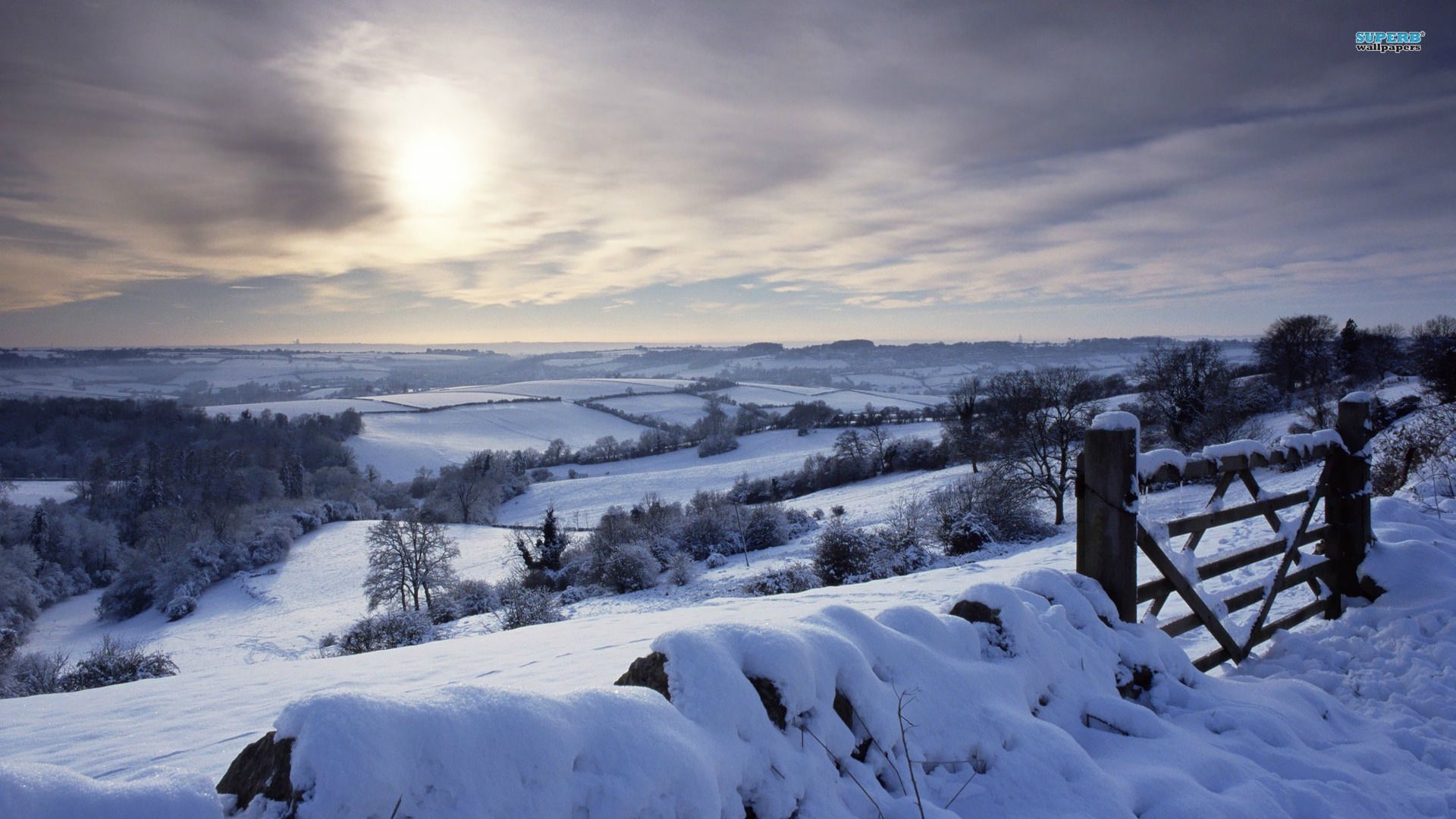 1920x1080 Snowy Landscape Wallpaper, Desktop