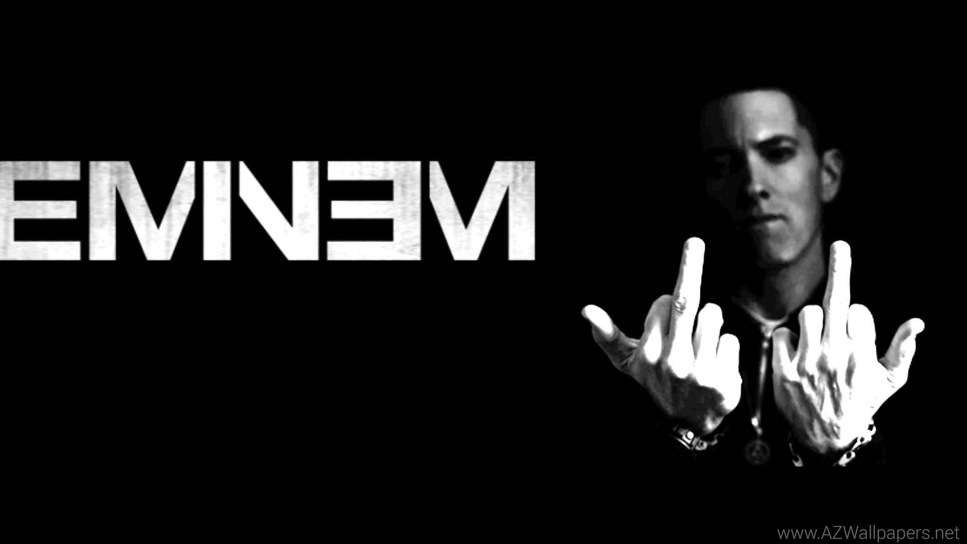 1920x1080 Eminem Middle Finger HD • Rap Wallpaper Data Src 6s Plus Eminem Cases HD Wallpaper, Desktop