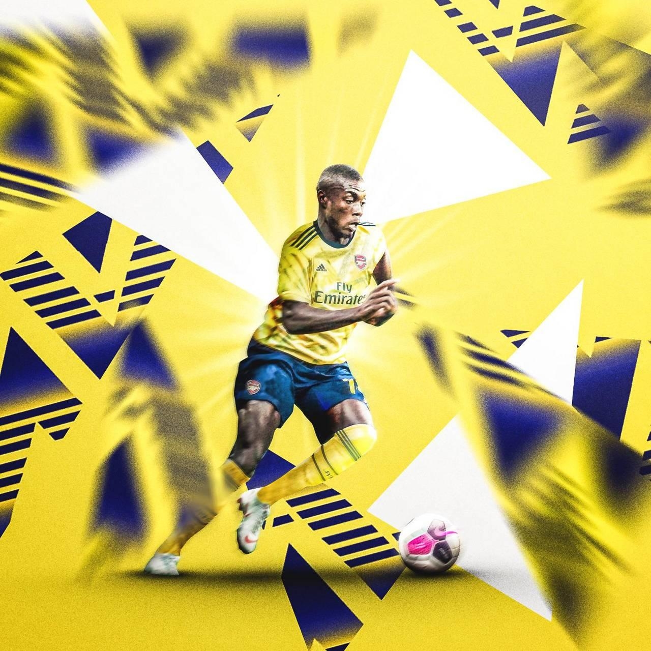 1280x1280 Nicolas Pepe Wallpaper, Phone