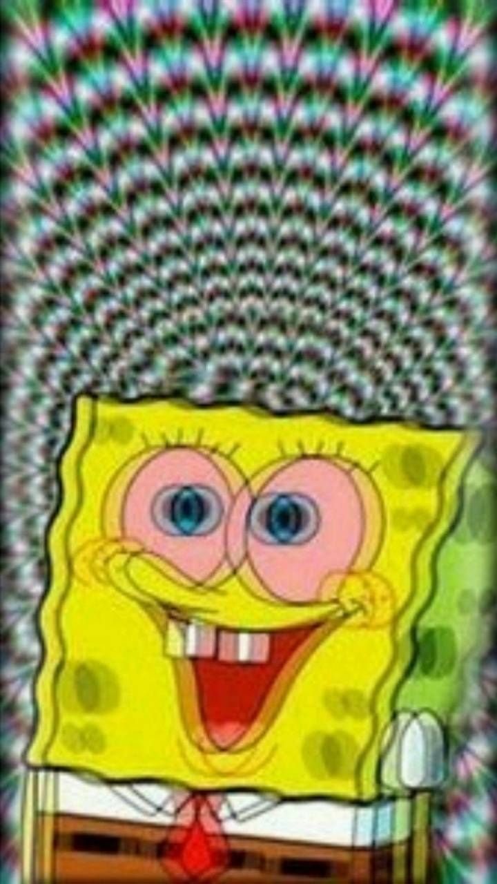 720x1280 Cool Trippy Drawings Spongebob, Phone