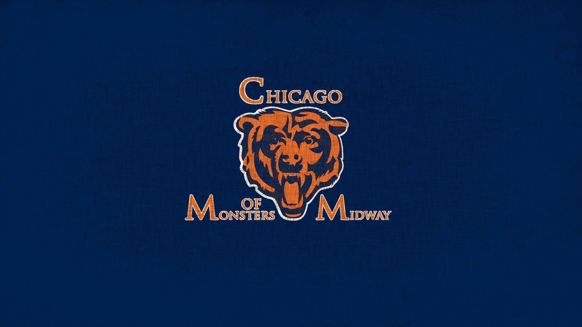 1920x1080 Free Download Creative Chicago Bear Image, Desktop