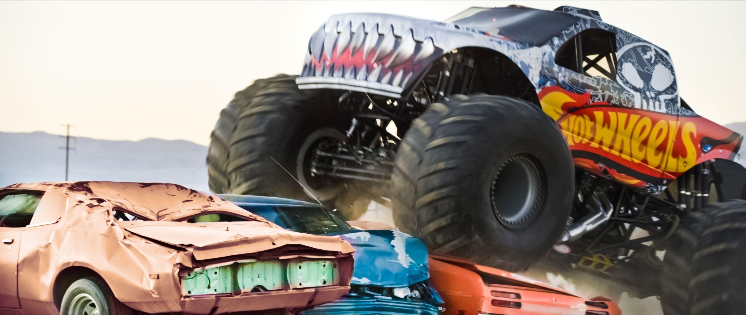 2560x1090 Monster Truck Monster Truck Trucks 4x4 Wheel Wheels F_JPG, Dual Screen