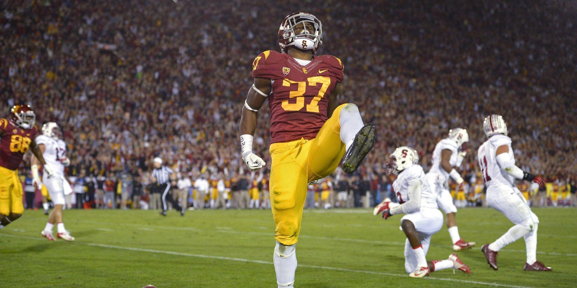 2000x1000 Foot Ball: usc football, Dual Screen