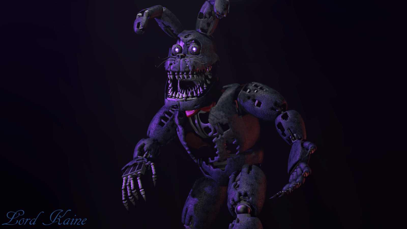 1600x900 Nightmare Bonnie Image Nights At Freddy's 4: The Final, Desktop