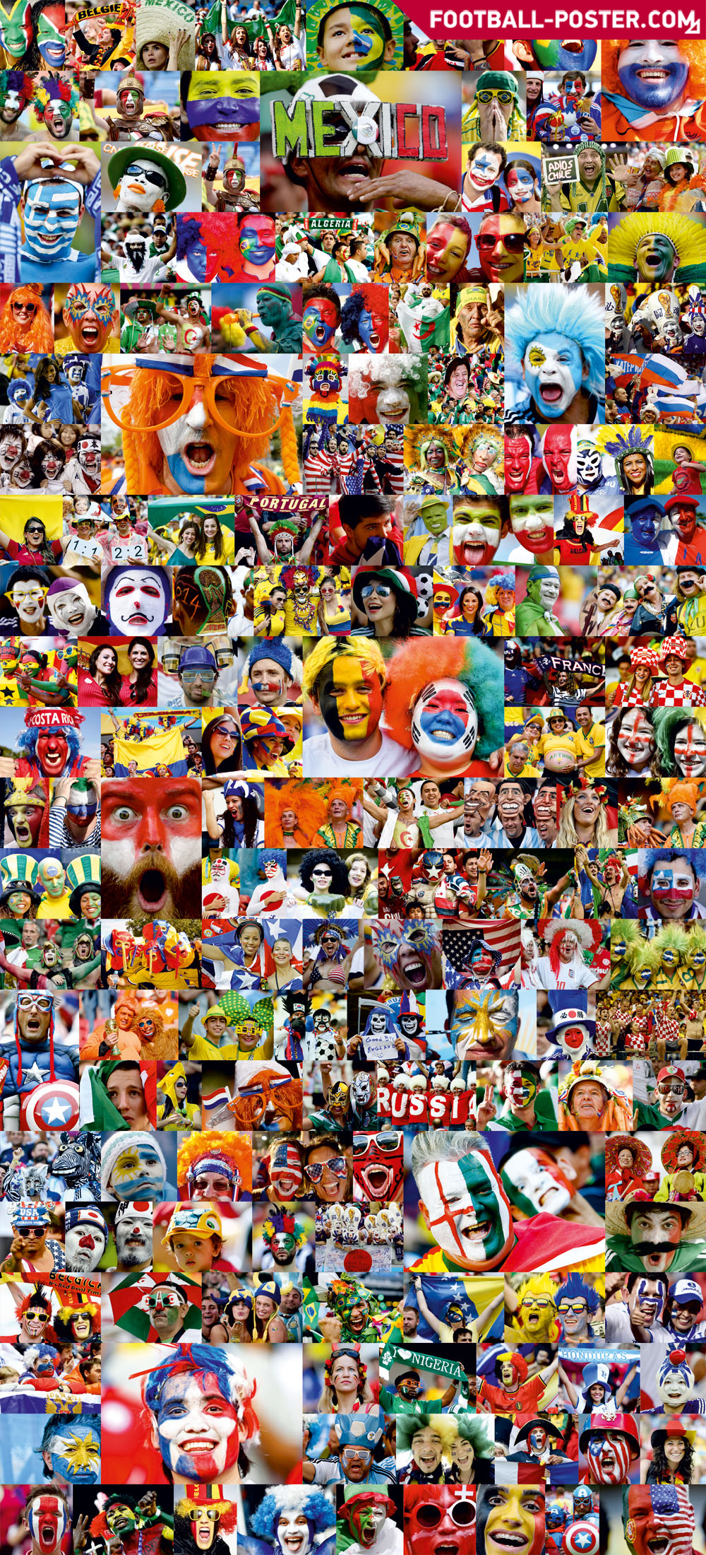 1000x2200 WORLD CUP FANS poster Fan Art, Phone