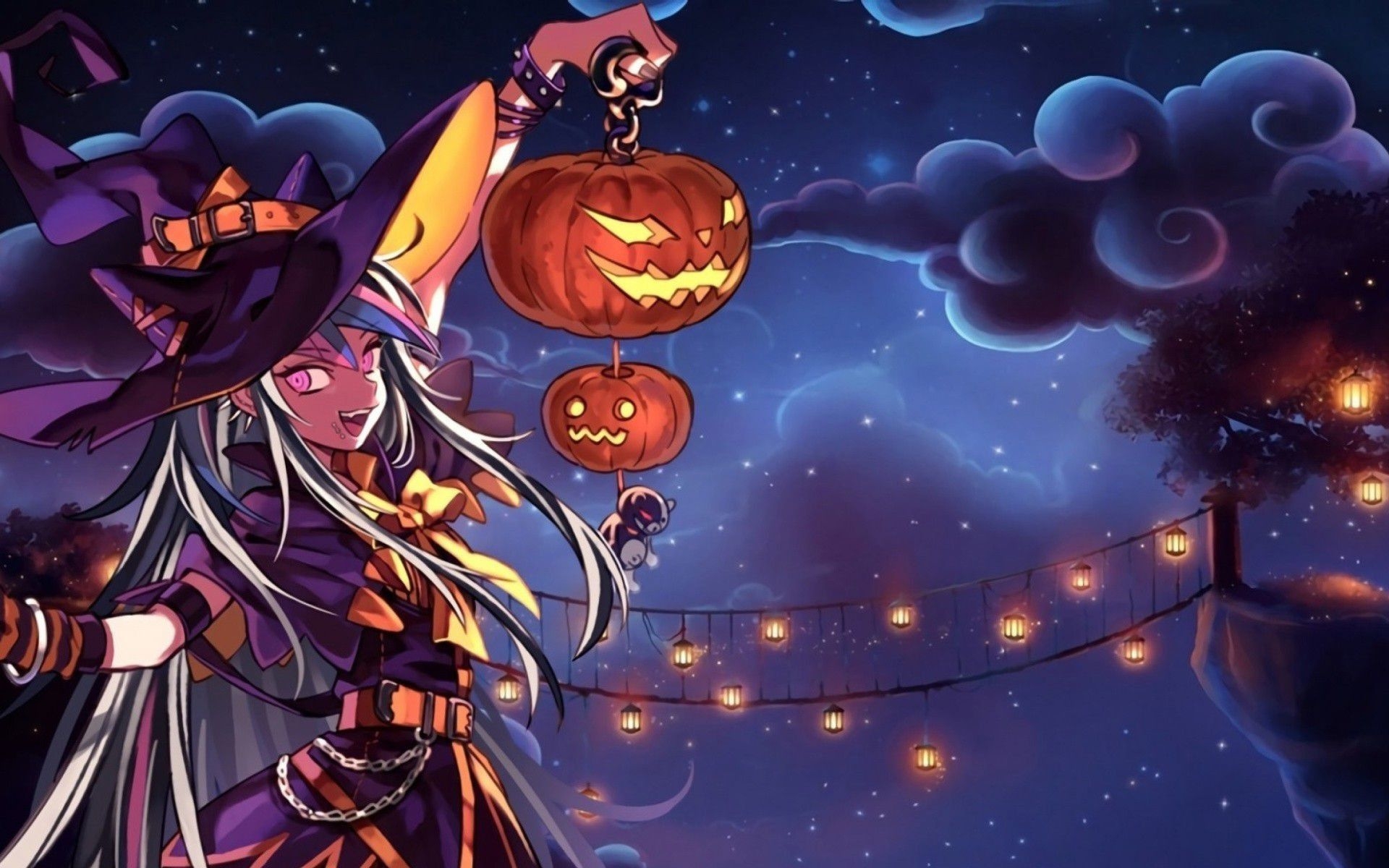 1920x1200 Anime Halloween HD Phone Wallpaper, Desktop