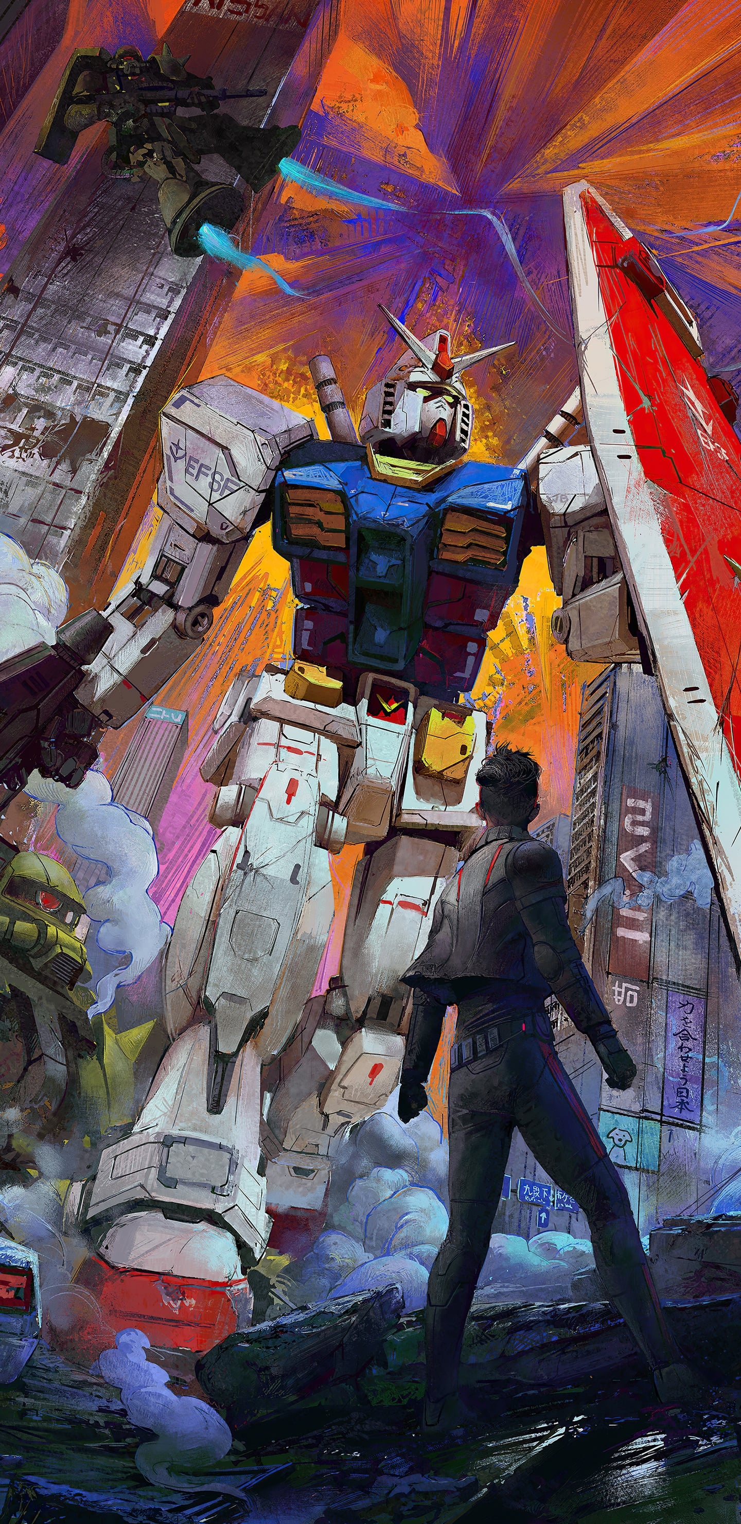 1440x2960 High resolution Gundam wallpaper, Phone