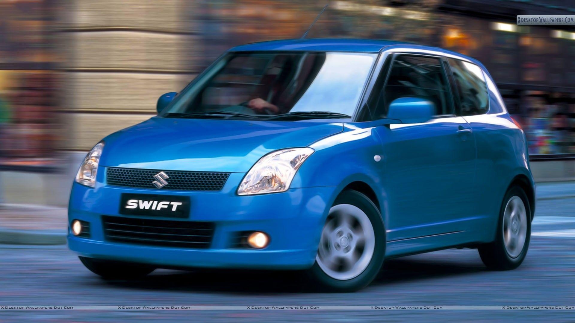 1920x1080 Suzuki, swift, street, cars, scenic, background, outside, blue, Desktop