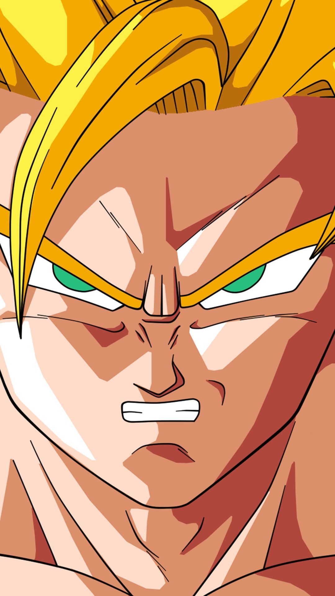 1080x1920 DBZ Face Wallpaper, Phone