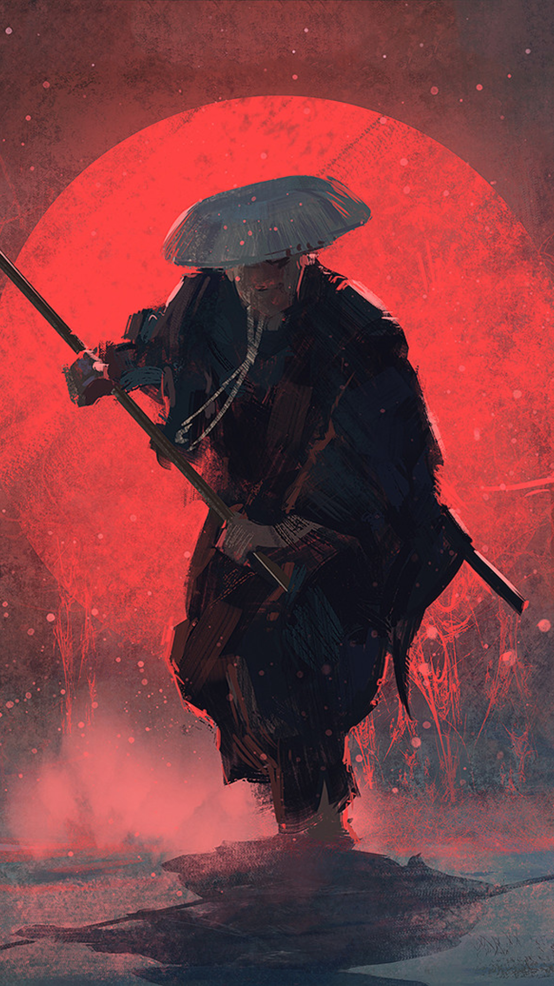 1080x1920 Samurai Art. iPhone X Wallpaper X Wallpaper HD, Phone