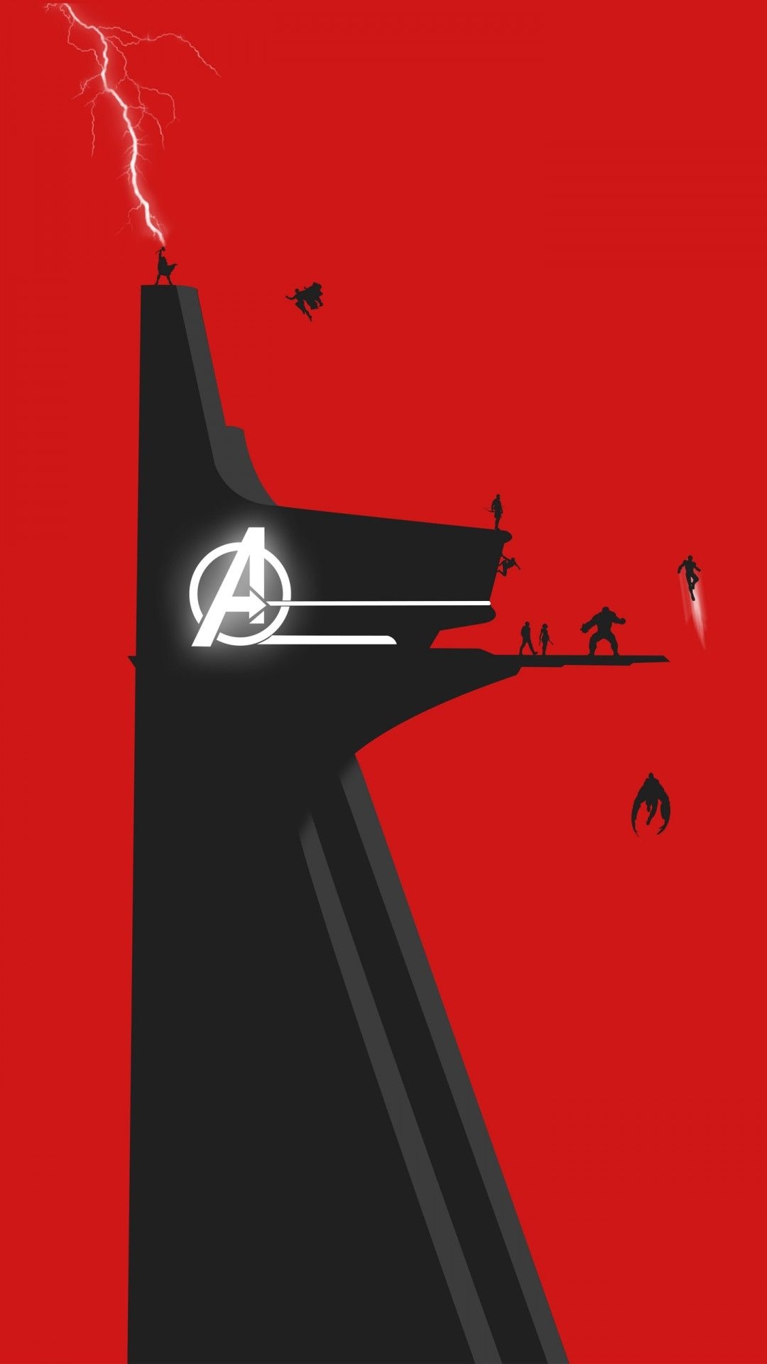 1080x1920 Avengers Tower 4K Wallpaper, Phone