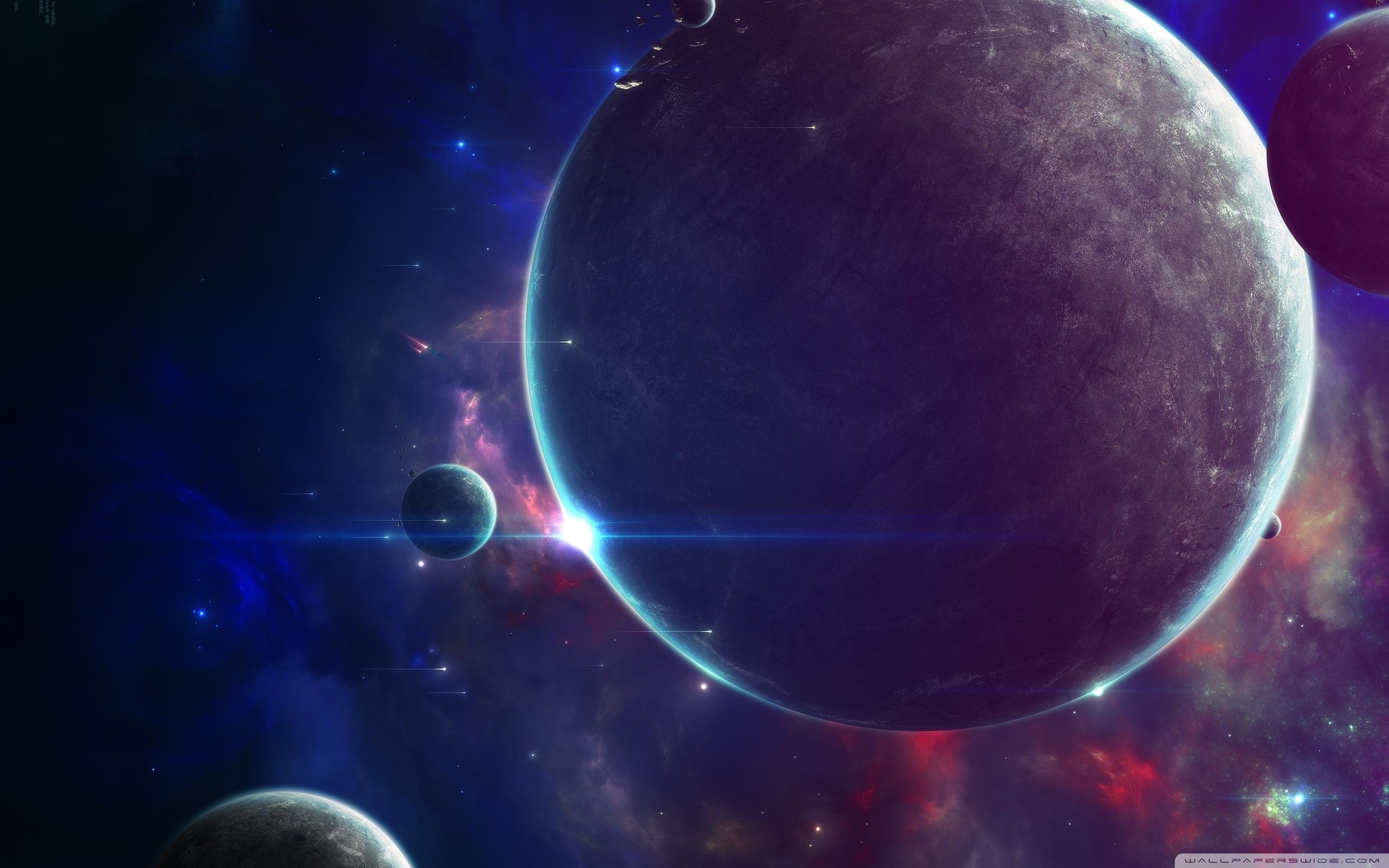 2560x1600 Download Close Planets Art HD Wallpaper, Desktop