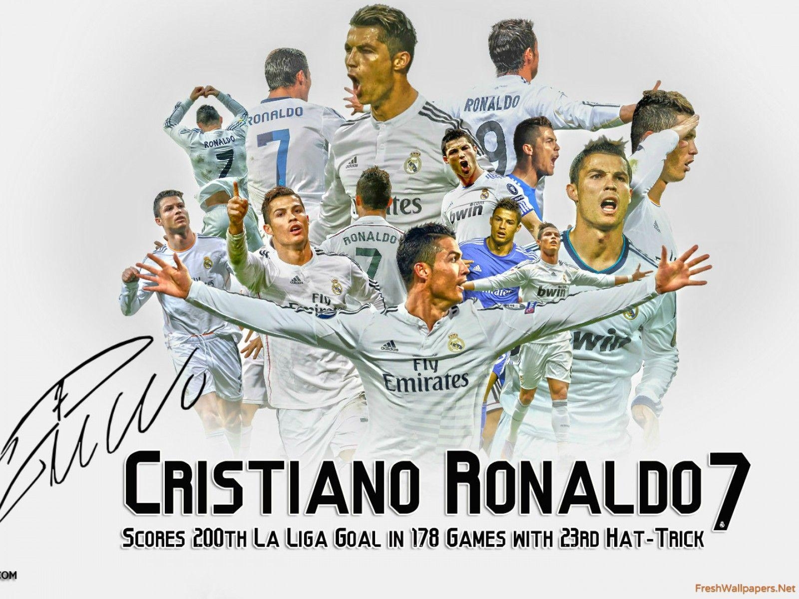 1600x1200 Cristiano Ronaldo La Liga Goal Scoring Record wallpaper, Desktop