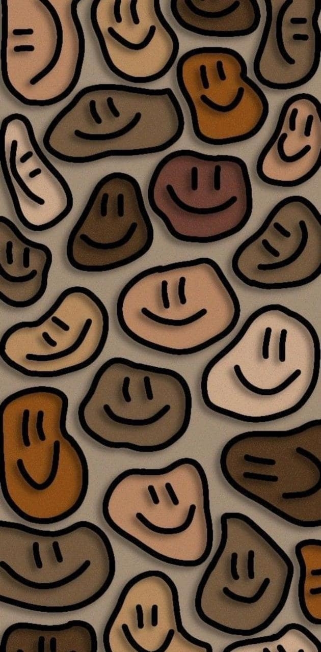 630x1280 Smiley Face Wallpaper, Phone