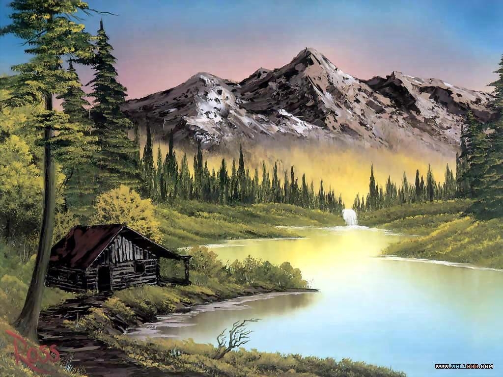 1030x770 Bob Ross Wallpaper, Desktop