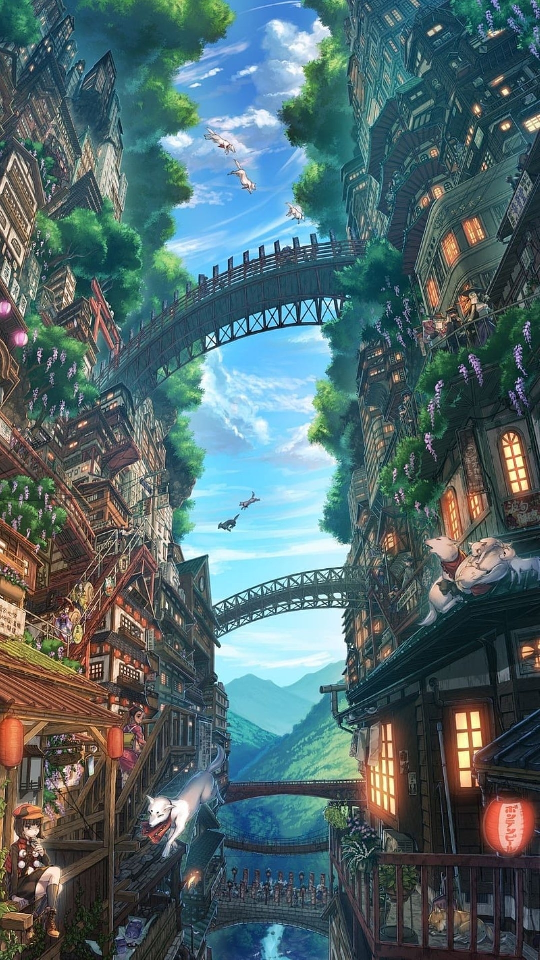 1080x1920 Anime Scenery Wallpaper Anime Scenery Wallpaper [ HQ ], Phone