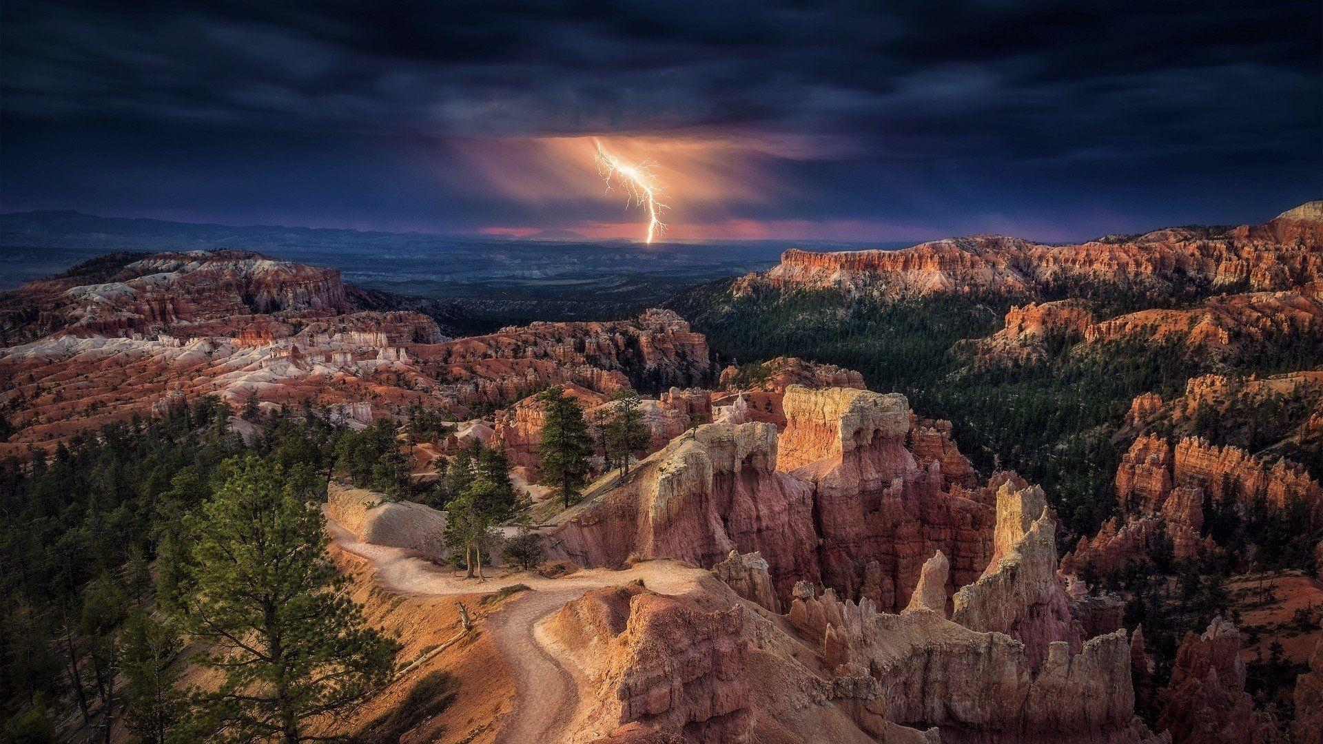 1920x1080 Bryce Canyon National Park HD Wallpaper, Desktop