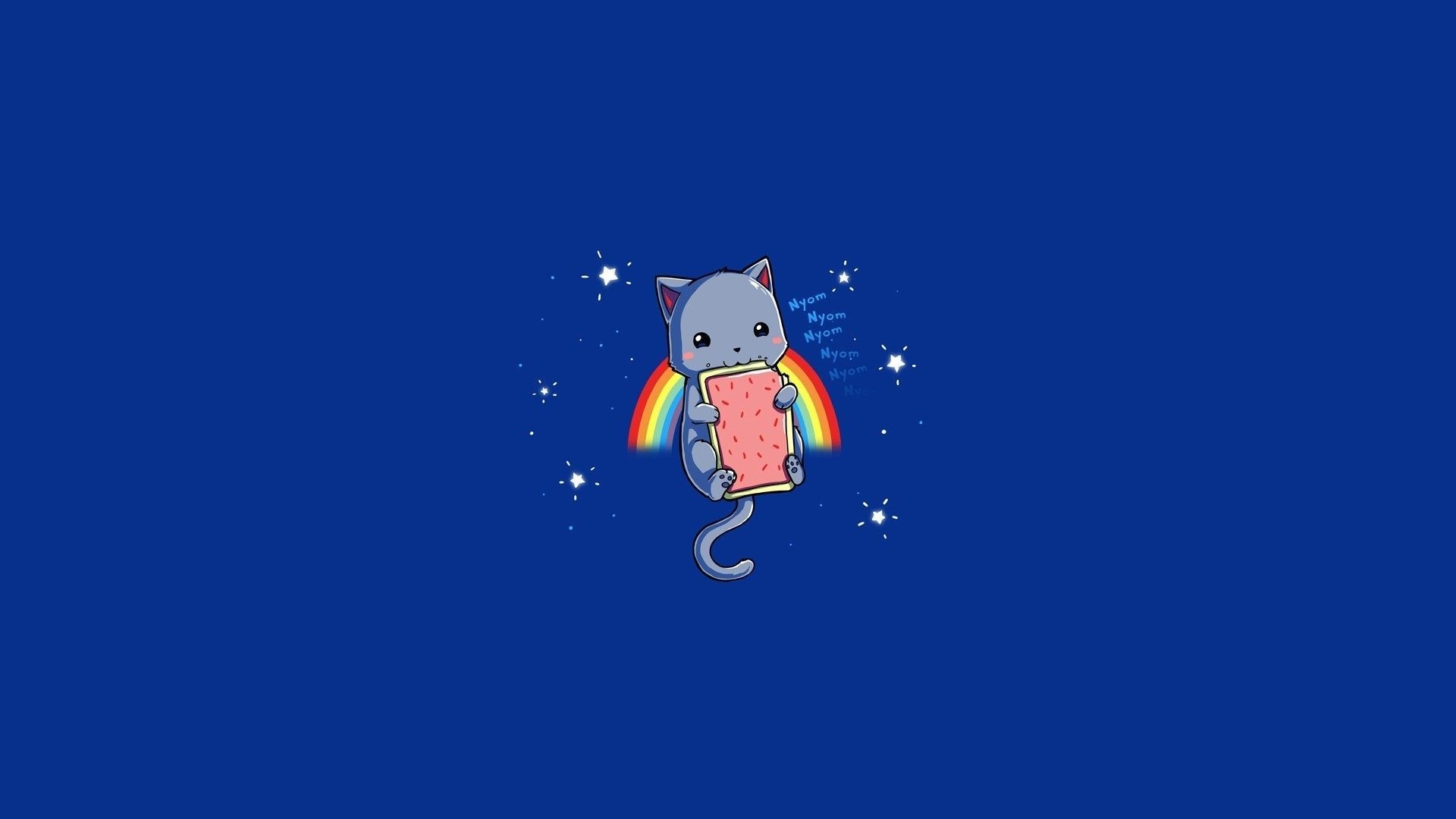 1920x1080 Cute Cartoon Cat Wallpaper 640×960 Wallpaper cat cartoon (35 Wallpaper). Adorable Wallpaper. Cartoon wallpaper, Nyan cat, Cat wallpaper, Desktop