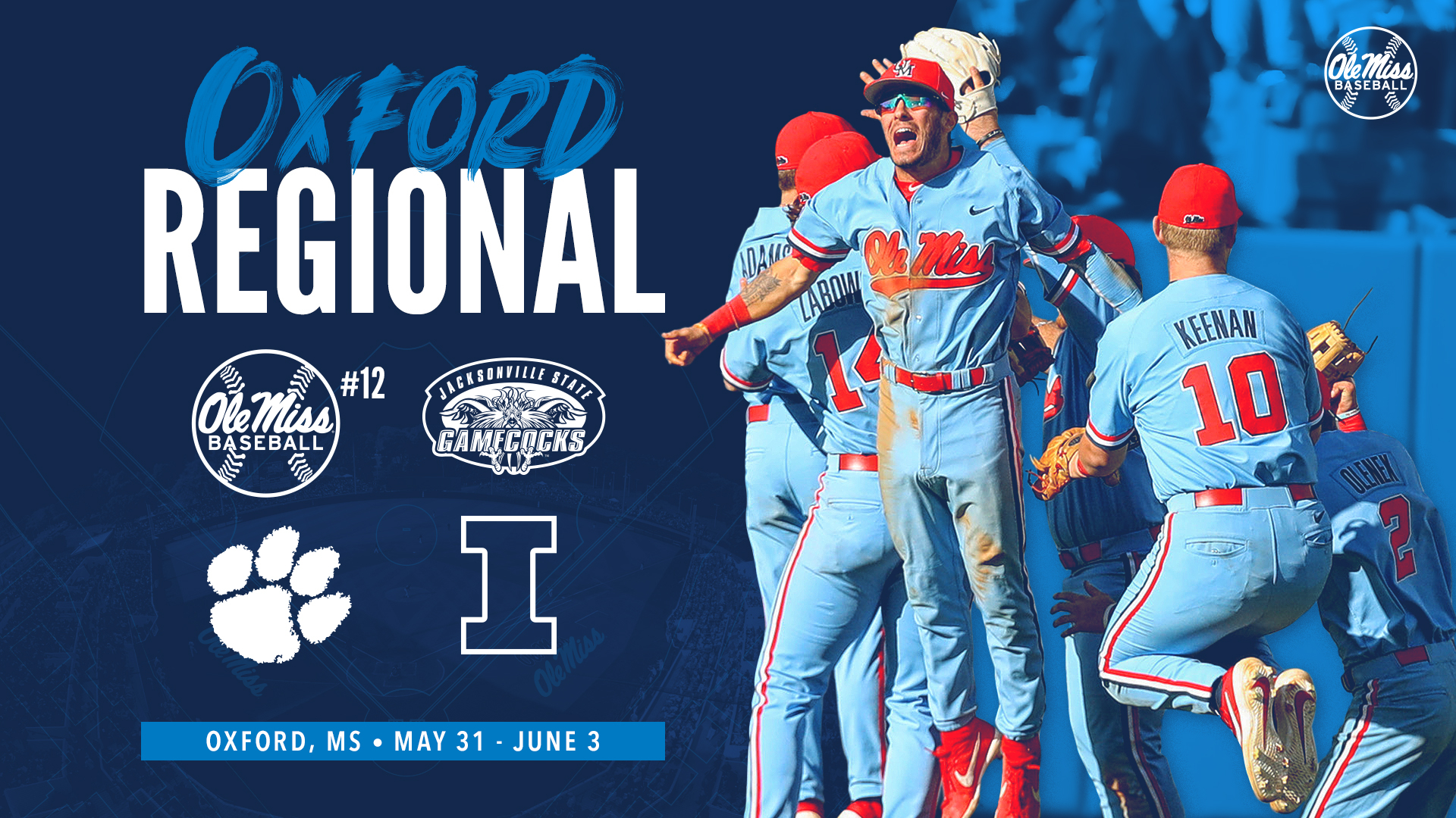 1920x1080 Ole Miss Baseball Named NCAA Regional Host Miss Athletics, Desktop