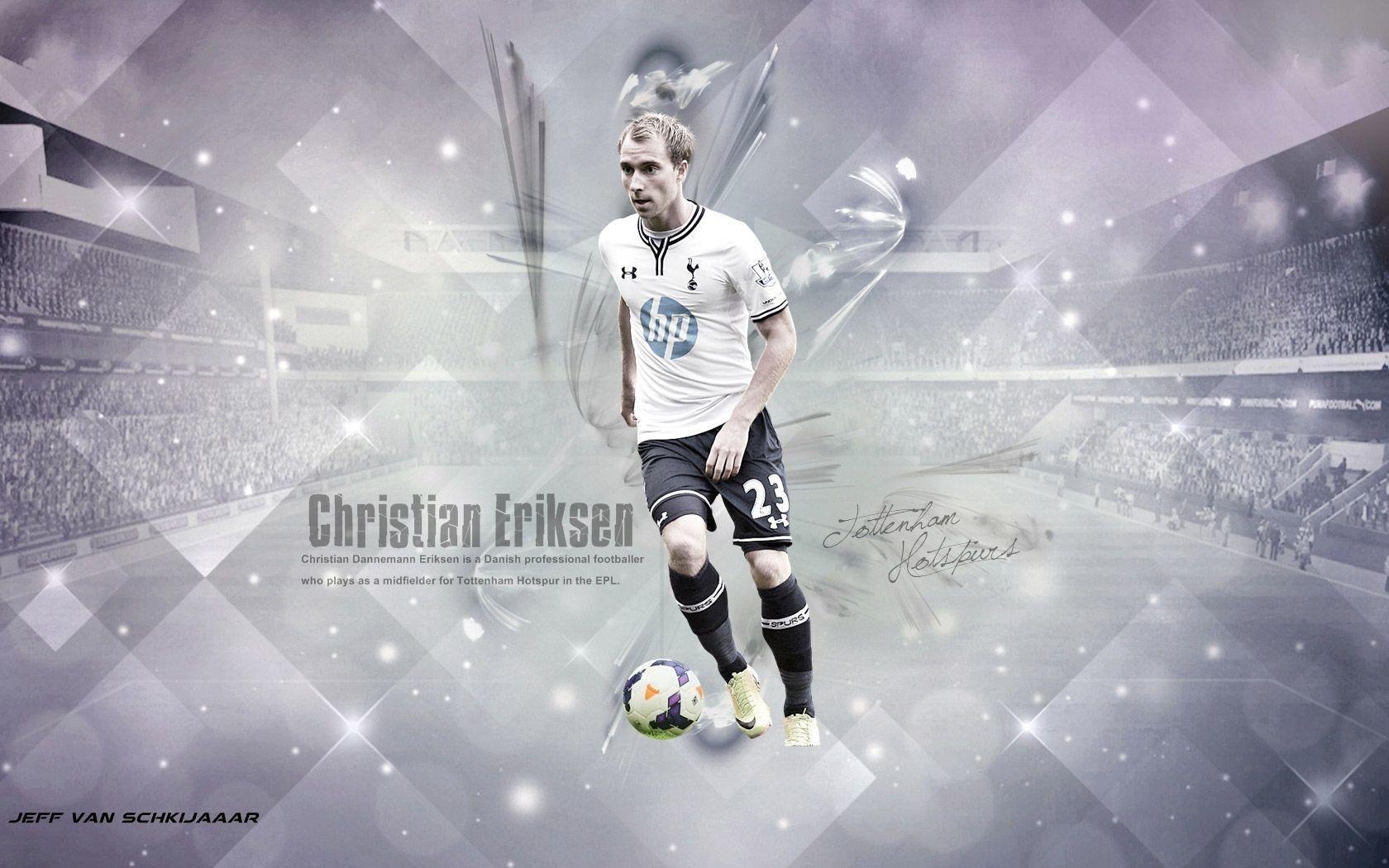 1680x1050 Free Wallpaper Eriksen Tottenham Hotspur wallpaper, Desktop