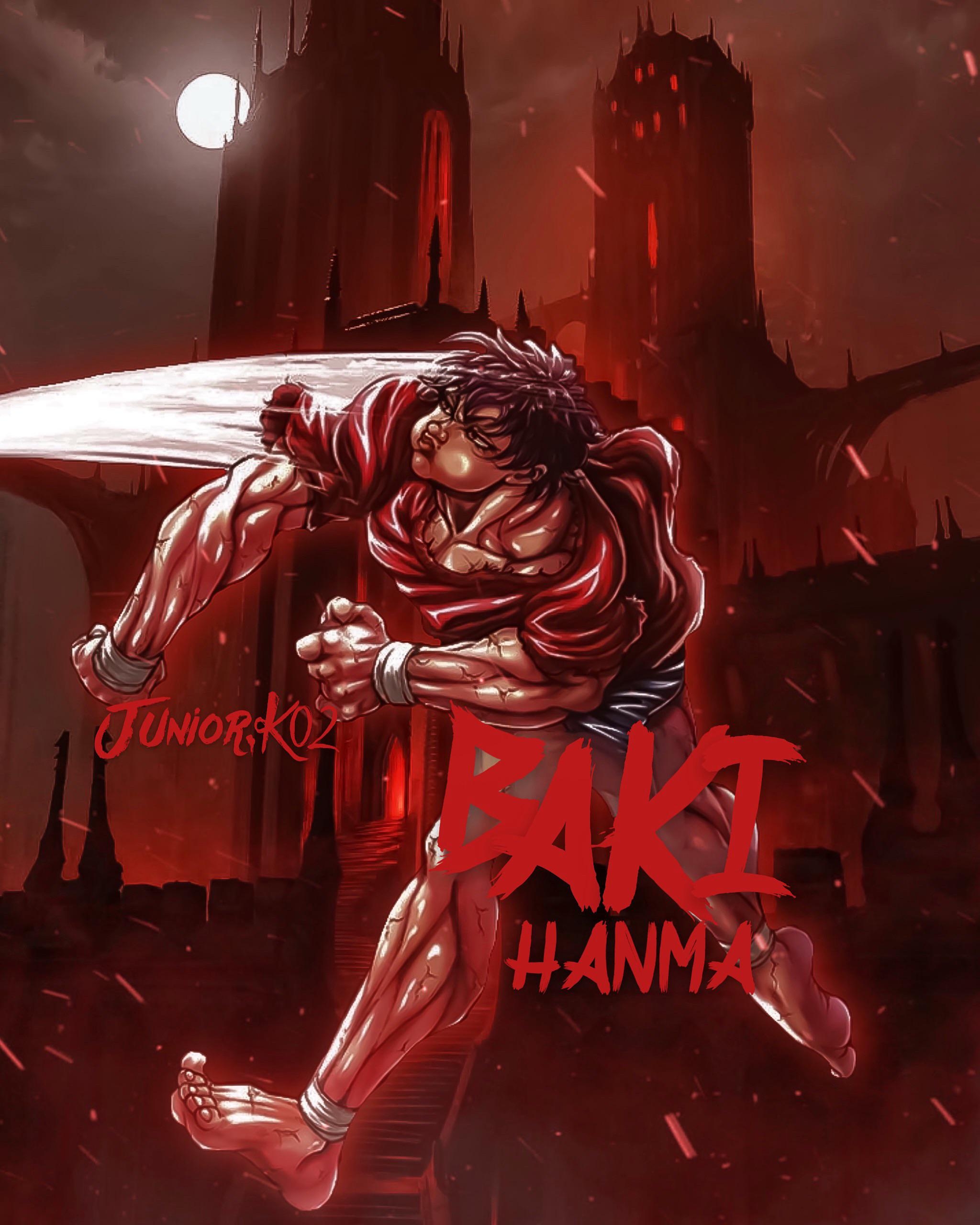 2050x2560 Baki Hanma Wallpaper, Phone