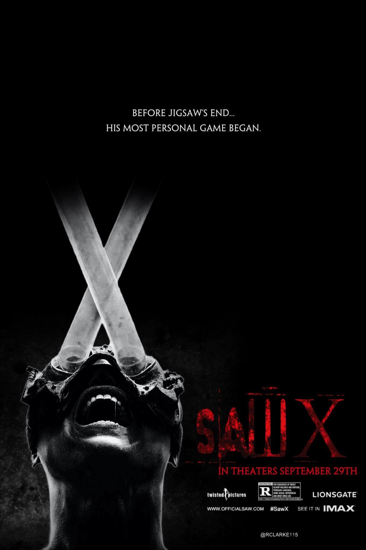 1170x1760 Saw V inspired Saw X poster, Phone