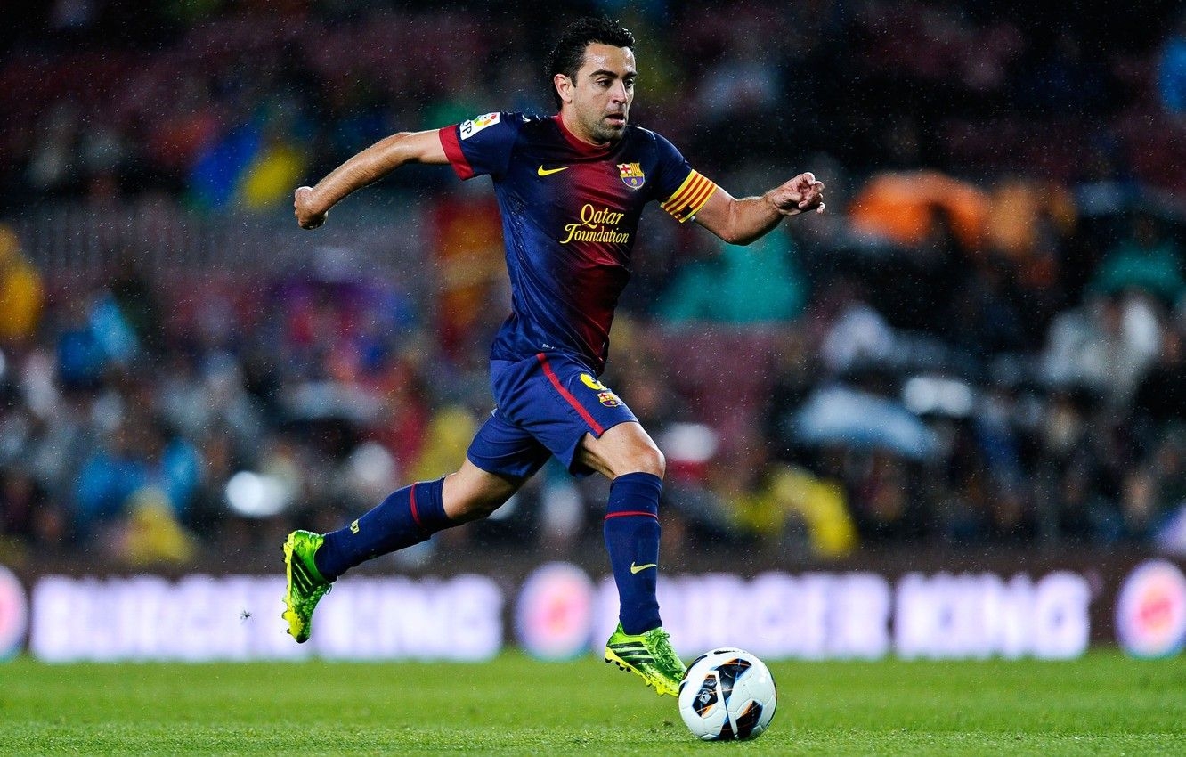 1340x850 Wallpaper Captain, Spain, player, football, Barcelona, Javi, Desktop