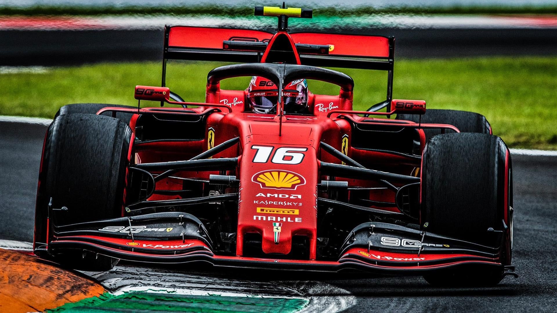 1920x1080 Charles Leclerc, Monza 2019. I think this is a great shot, it's my desktop wallpaper from a while, Desktop