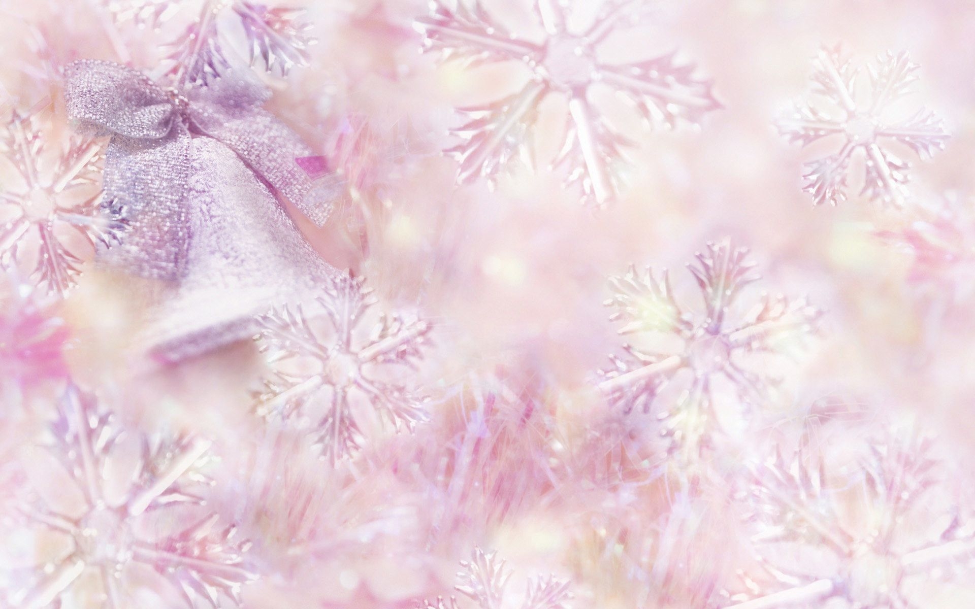 1920x1200 Pink Christmas Background, Desktop