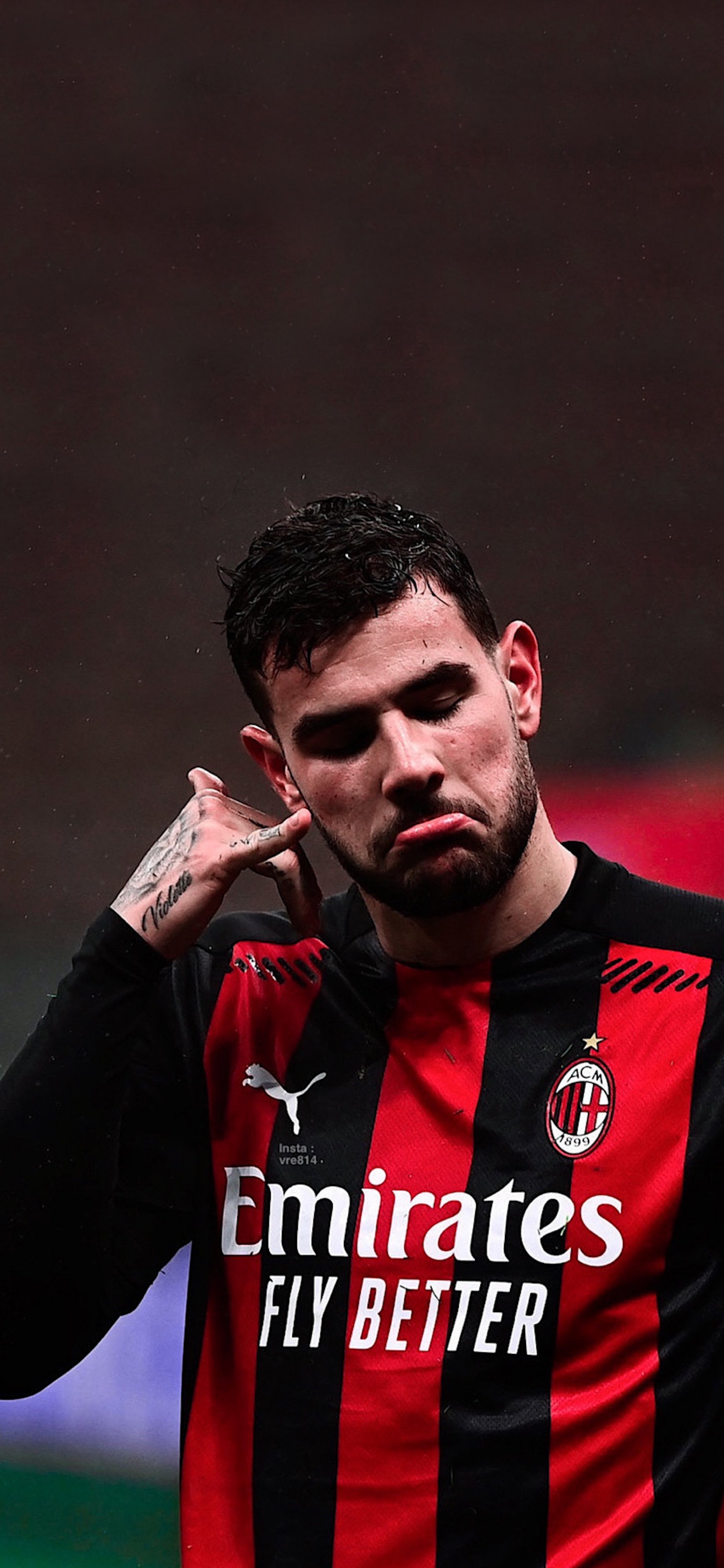 1850x4000 ناصر - #Wallpaper 4k. Theo Hernandez #acmilan #SerieA, Phone